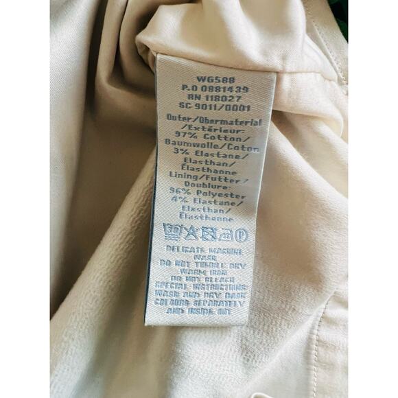 Boden Classic Pencil Skirt Green Navy Botanical Lattice US 10R UK 14R Straight - Picture 3 of 6